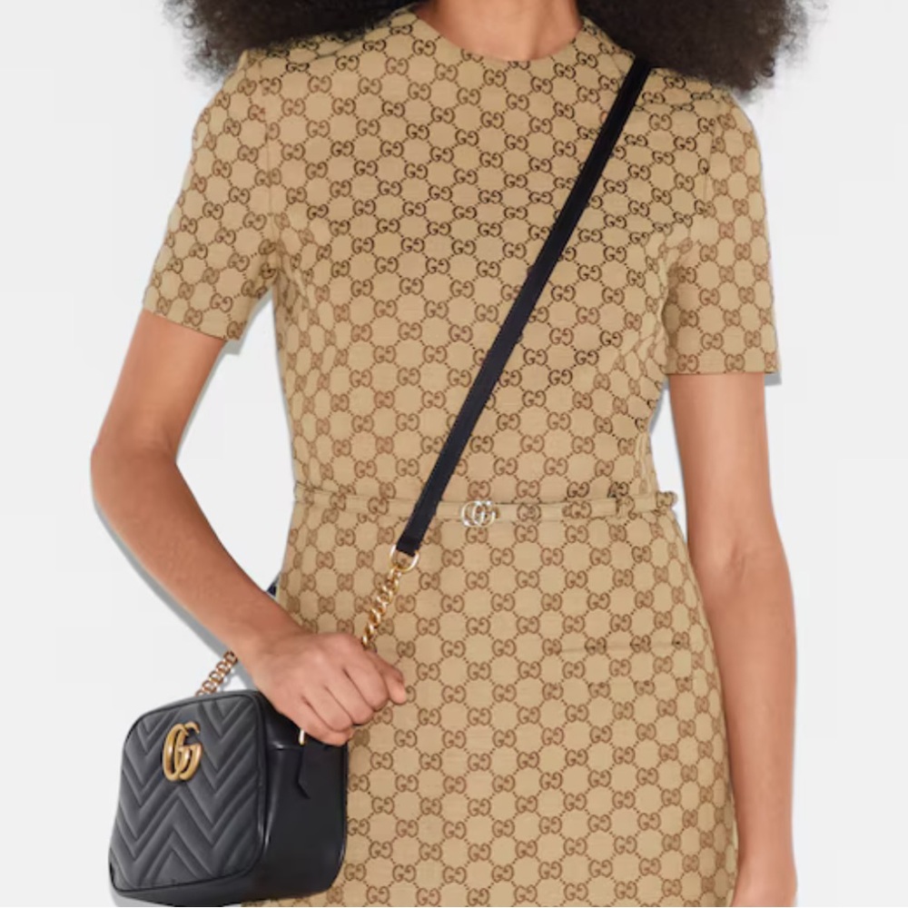 Gucci Black Leather Crossbody Bag